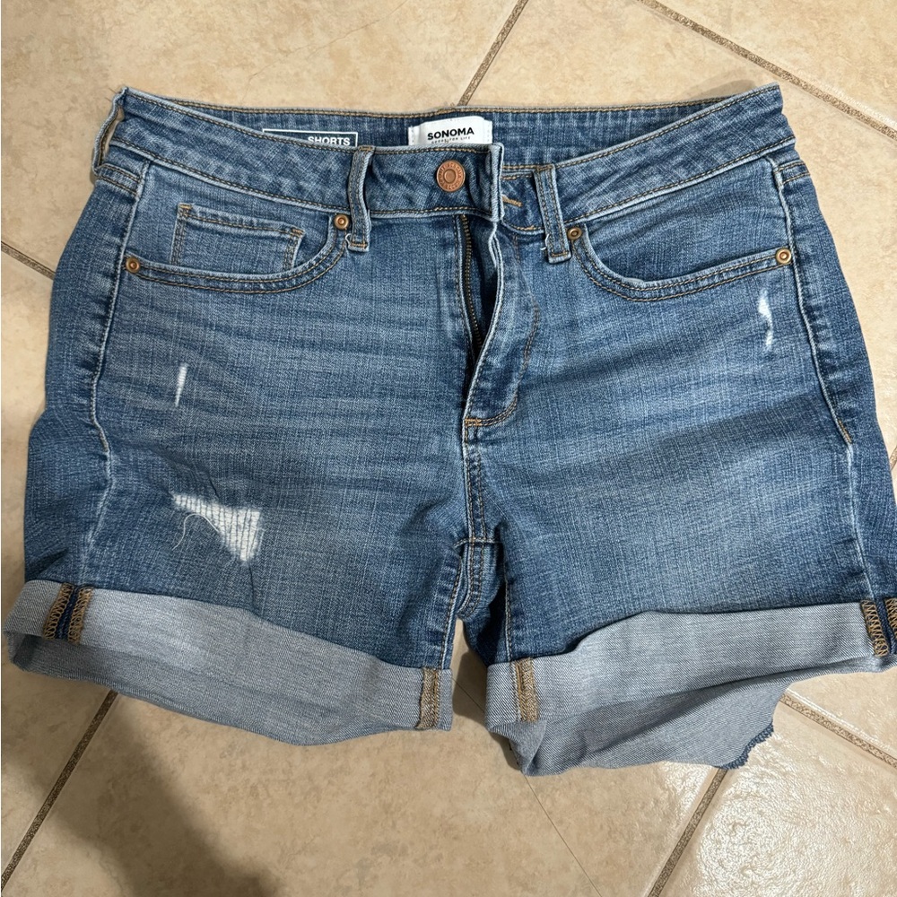 Sonoma Women's Classic Blue Jean Shorts
